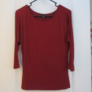 Womens Ann Taylor XXS Red Blouse